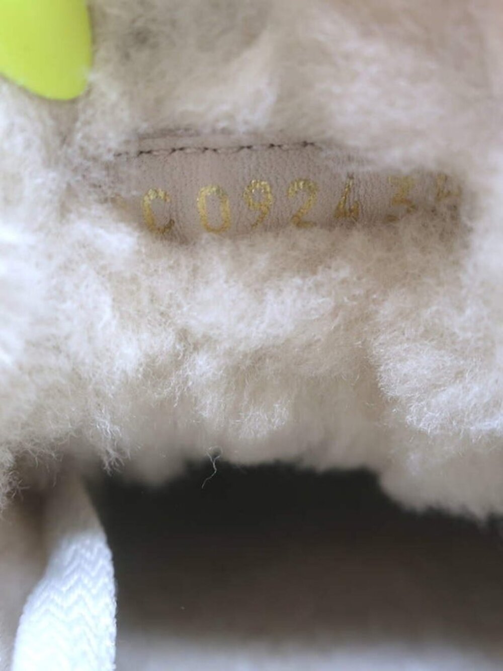 Christian Dior Walk'n'Dior Shearling Platform Sneakers Taupe Oblique Size 38 - Picture 11 of 13